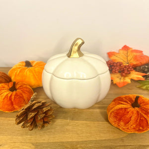 Frosted Pumpkin Candle